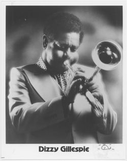 Dizzy Gillespie portrait