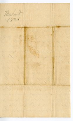 M. D. Fretageot to Achilles Fretageot., c.1821 