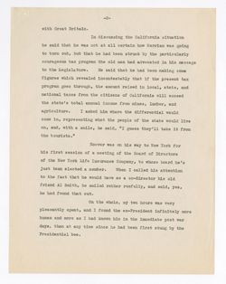 9 February 1935: Memorandum