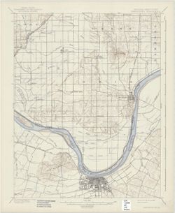 Indiana-Kentucky Owensboro quadrangle [1939 reprint]