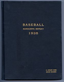 Baseball, 1938