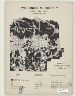 Washington County [Indiana] land use map : preliminary