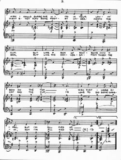 All Tied Up, piano-vocal score, July 21, 1950