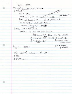 "Gorelick - 1/16/04" [Hamilton’s handwritten notes], January 16, 2004