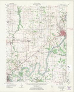 Mount Carmel quadrangle, Illinois-Indiana : 15 minute series (topographic)
