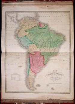 Map of South America According to the Latest and Best Authorities