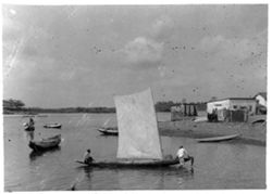 Fanti fishing boats on Hoffman River, Harper