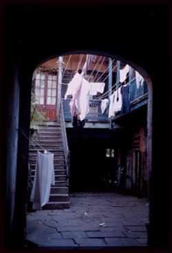 A courtyard in the Vieux Carre, New Orleans