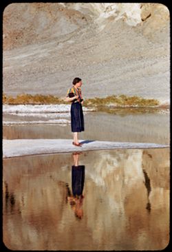 Jean at Bad Water Death Valley Cushman