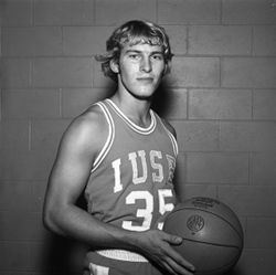IU South Bend men's basketball player (number 35), 1970s