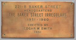 BSI headquarters plaque, undated