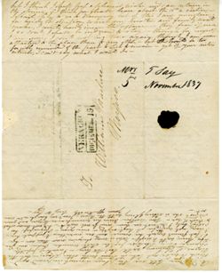Say, Lucy W., New York. To William Maclure, Mexico., 1837 Nov. 5