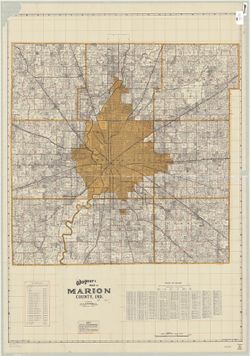 Wagner's Map of Marion County, Ind.