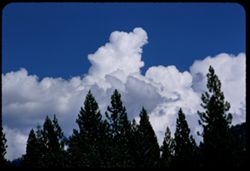 Clouds in east.  Sierra county