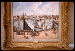 Gladys Robinson collection Pissarro - Port at Dieppe 0 & Str.