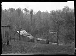 Philander Phillips place, on north fork of Muscatatuck river, six miles east of Vernon, Ind. View of mill and bldgs. from near house