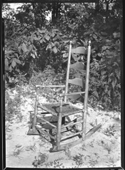 Daniel Boone chair, at Ethel Lomasney's