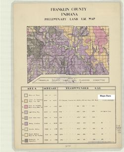 Franklin County Indiana preliminary land use map