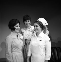 IU South Bend Dental Hygiene student capping, 1974