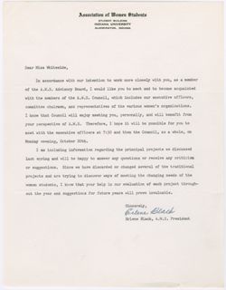Whiteside correspondence, 1955-1957