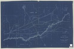 Map of the Kankakee Valley in Lake, Newton and part of Jasper Counties Indiana