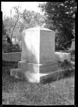 George Waterhouse tombstone