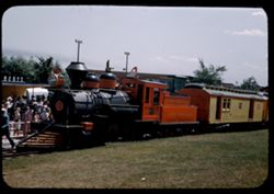 Old train of Deadwood Central Chgo RR fair Cushman