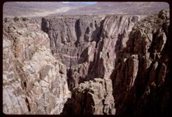 Black Canyon of the Gunnison from Cross-Canyon Overlook.