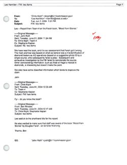 Email from Chris Kojm to Lee Hamilton re FW: two items, June 1, 2004, 1:31 PM