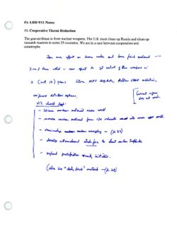 Fr. LHH 9/11 Notes: 11. Cooperative Threat Reduction
