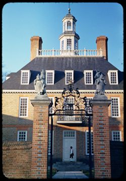 Colonial Williamsburg. South gate, Governor's Palace.