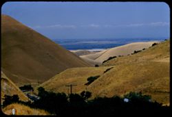 Contra Costa county hills-view is northeast from Kirker Pass