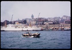 Galata seen from out bound Stella Maris