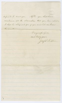 Ficklin, Joseph, 30 December 1876