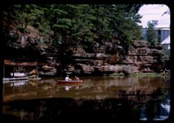 In canyon between Mirror Lake and Lake Delton - nr. Wisc. Dells