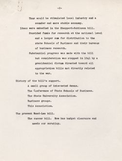 "Notes for Participation in Program of the National Association of State Universities." -Chicago, Illinois. April 28, 1944