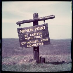 Sign for Hohen Point