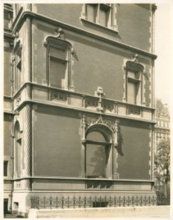 Elbridge T. Gerry Residence [window dripstone detail]
