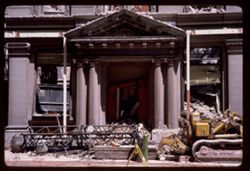 Demolition of Wells Fargo building