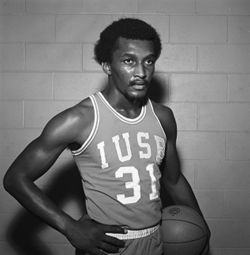 IU South Bend men's basketball player (number 31), 1970s