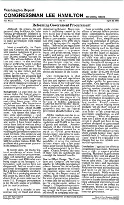 16. Apr. 20, 1994: Reforming Government Procurement