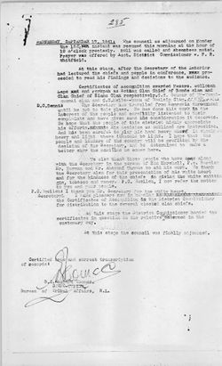 Zorzor Conference Minutes Part III, 19 August-17 September 1941