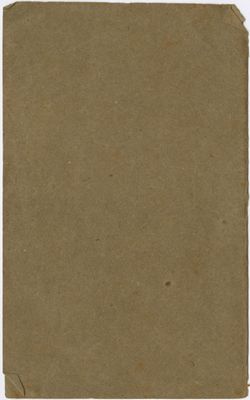 Notebook – 19th century? Family piece? (contains poetry and notes)