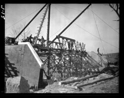 Workmen, Salt Creek bridge, east of Nashville