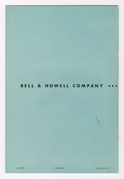 Bell & Howell: Free Film Sources, 1948