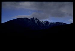 White Mtn. Peak 14246' under heavy sky in evening Cushman EK