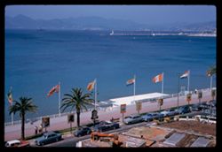Cannes The harbor - from Hotel Martinez