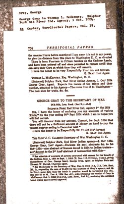 The Territorial Papers of the United States, Vol. XIX, edited by Clarence E. Carter, pp. 703-704.