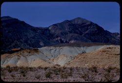 Green & brown butte east side of Black Mtns. Death Valley Nat'l Mon.