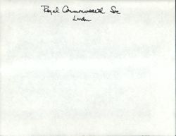Royal Commonwealth Society (London), 1980, undated